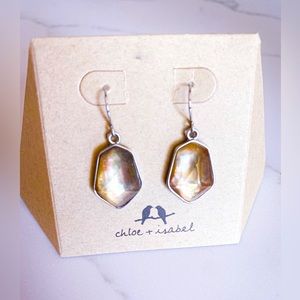 Oceans Lace Mother of Pearl Drop Earrings
